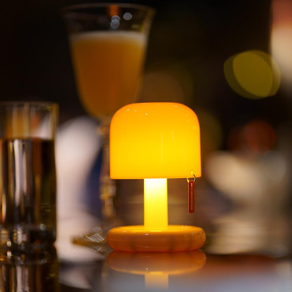 Mini Sunset Mushroom Night Light Rechargeable Touch Table Lamp-Furniture- A Bit Sleepy | Homedecor Concept Store