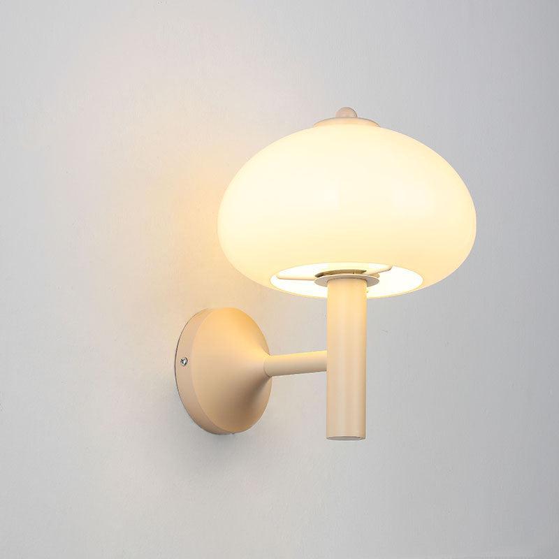 Creamy Mushroom Wall Lamp-Lighting- A Bit Sleepy | Homedecor Concept Store