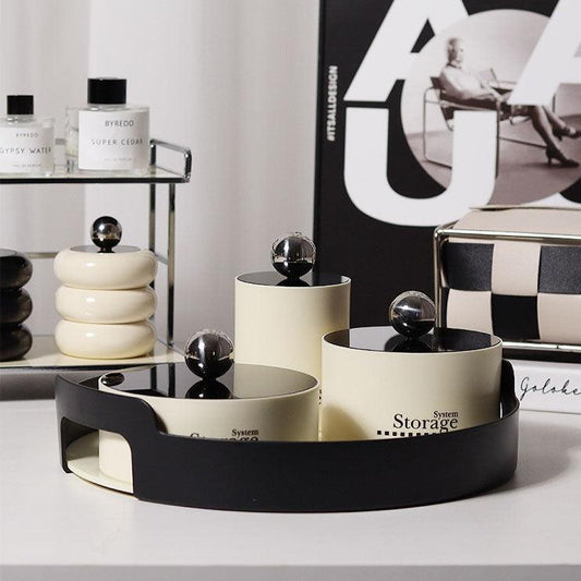 EP Home - Simple Creamy Cosmetics Jewelry Sundries Storage Box-Furnishings- A Bit Sleepy | Homedecor Concept Store