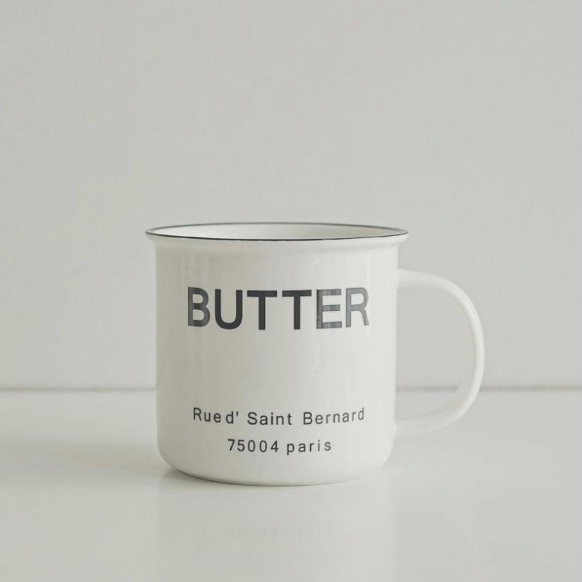 French & Butter Coffee Cup-Drinkware- A Bit Sleepy | Homedecor Concept Store