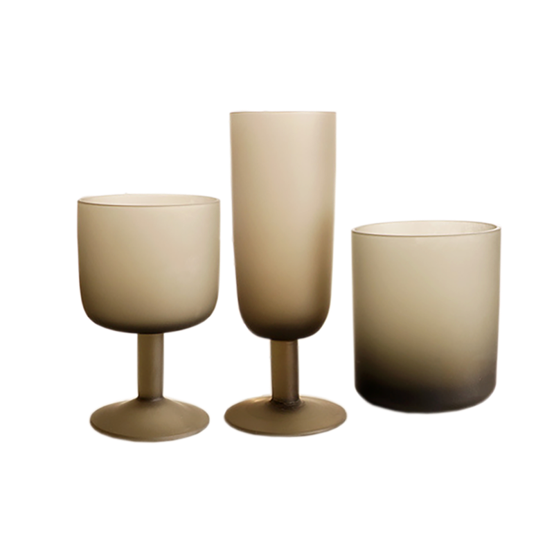 HMS - Ash Frosted Glassware-Drinkware- A Bit Sleepy | Homedecor Concept Store