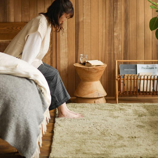 Japanese Microfiber Furry Rug (Rectangle)-Floor rugs- A Bit Sleepy | Homedecor Concept Store