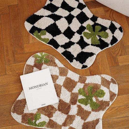 Momo - Checkerboard Mat-Floor rugs- A Bit Sleepy | Homedecor Concept Store
