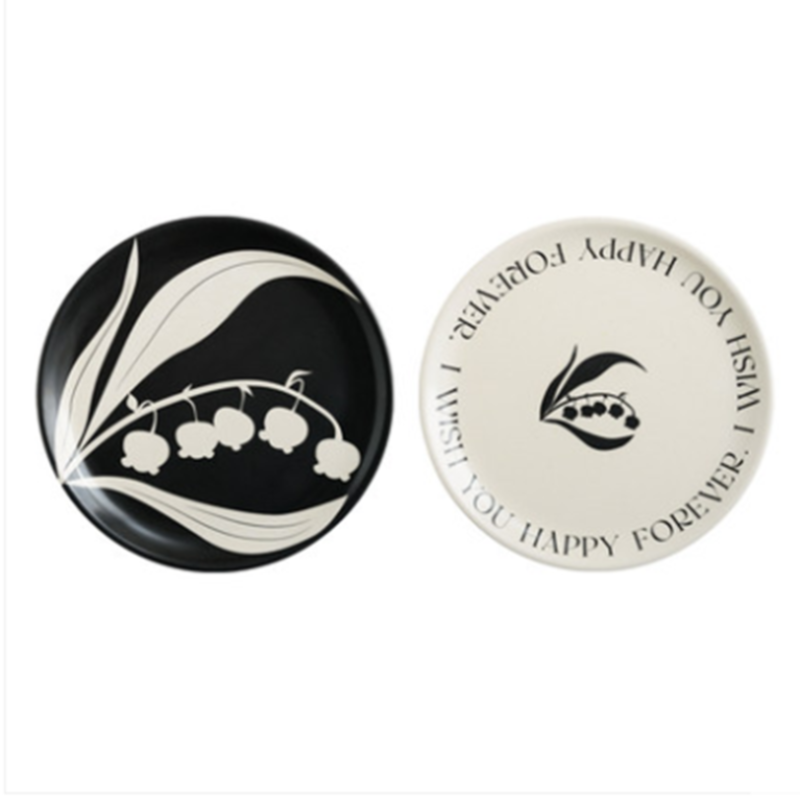 Momo - Lily of the Valley Plate-Tableware- A Bit Sleepy | Homedecor Concept Store