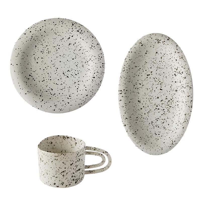 Momo - Splash Ink Breakfast Set-Tableware- A Bit Sleepy | Homedecor Concept Store