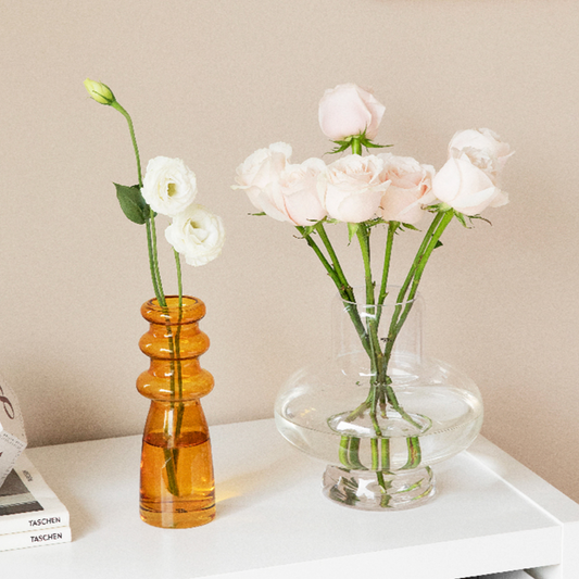 More - Spiral Glass Vase Series-Furnishings- A Bit Sleepy | Homedecor Concept Store