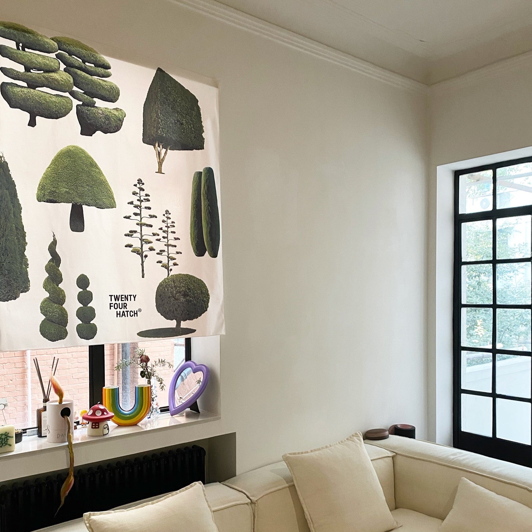 24 - Trees and Trees Door Curtain-Furnishings- A Bit Sleepy | Homedecor Concept Store