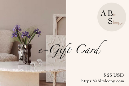 Coupon Gift Card-禮品卡- A Bit Sleepy | Homedecor Concept Store