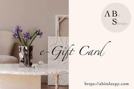 Coupon Gift Card-禮品卡- A Bit Sleepy | Homedecor Concept Store