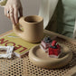 Cream Toffee Chunky Mug-Drinkware- A Bit Sleepy | Homedecor Concept Store