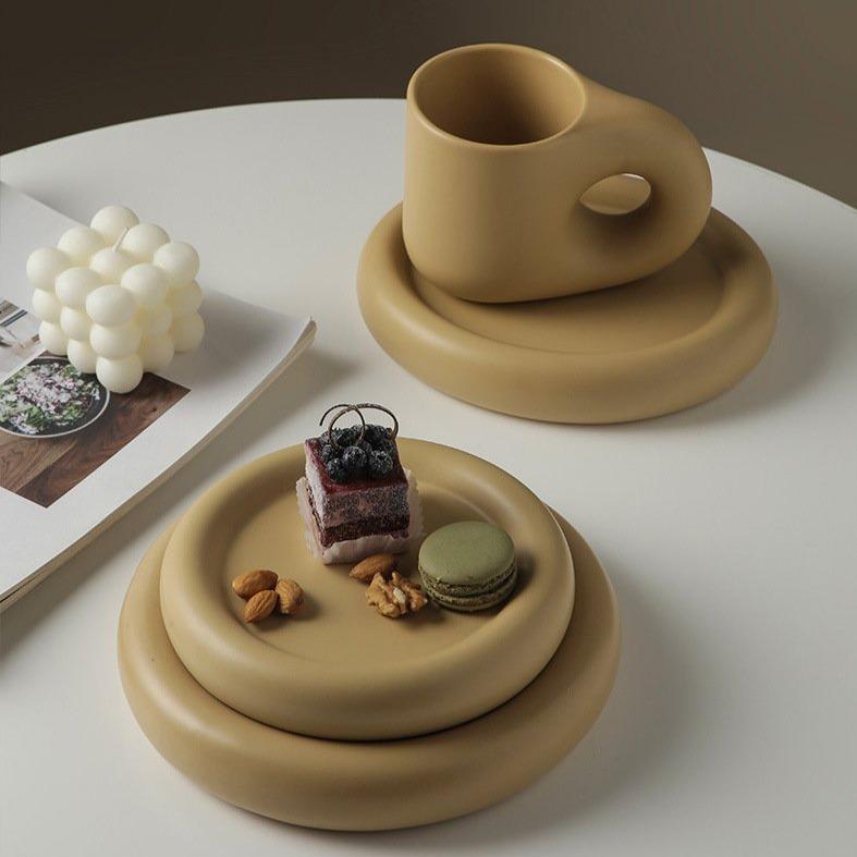 Cream Toffee Chunky Mug-Drinkware- A Bit Sleepy | Homedecor Concept Store