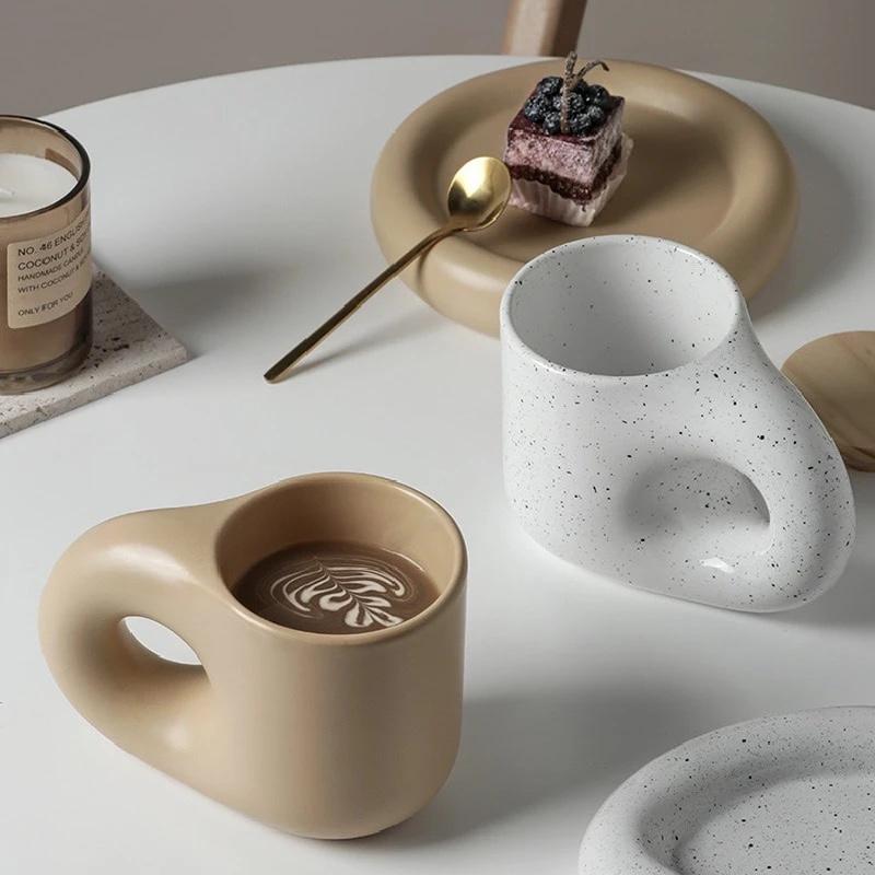 Cream Toffee Chunky Mug-Drinkware- A Bit Sleepy | Homedecor Concept Store