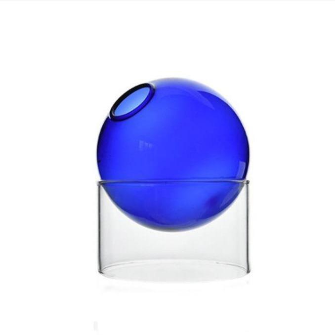 Crystal Ball Flower Art Vase-Furnishings- A Bit Sleepy | Homedecor Concept Store