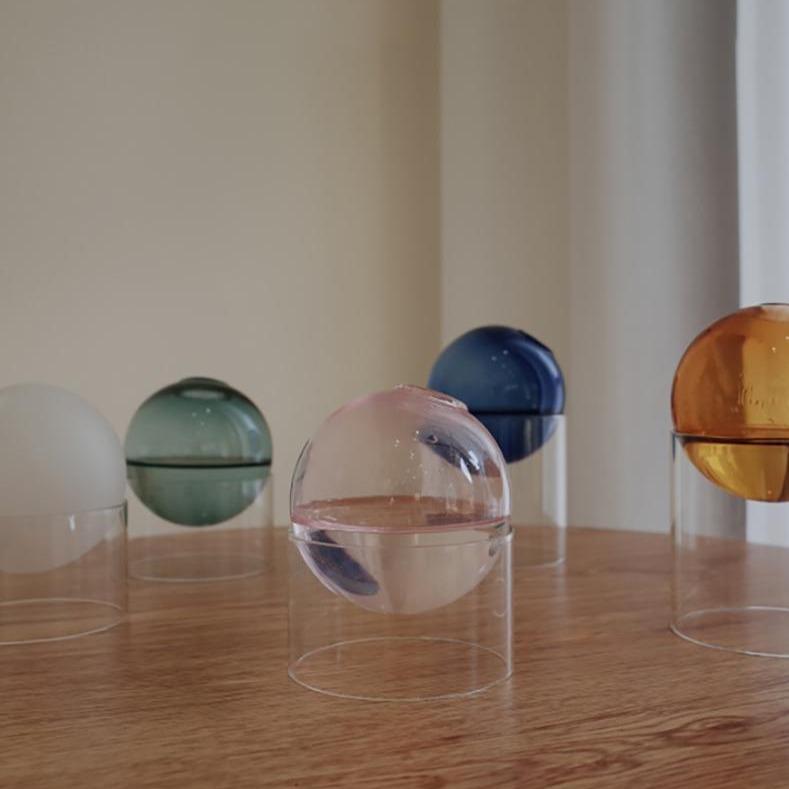 Crystal Ball Flower Art Vase-Furnishings- A Bit Sleepy | Homedecor Concept Store