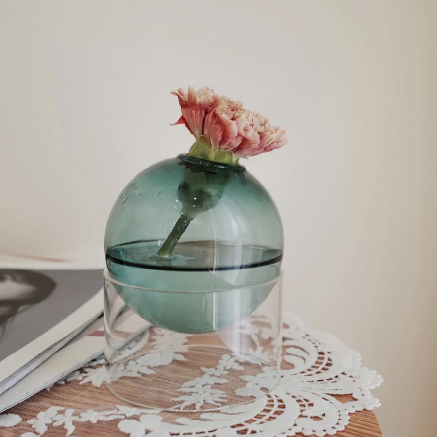 Crystal Ball Flower Art Vase-Furnishings- A Bit Sleepy | Homedecor Concept Store