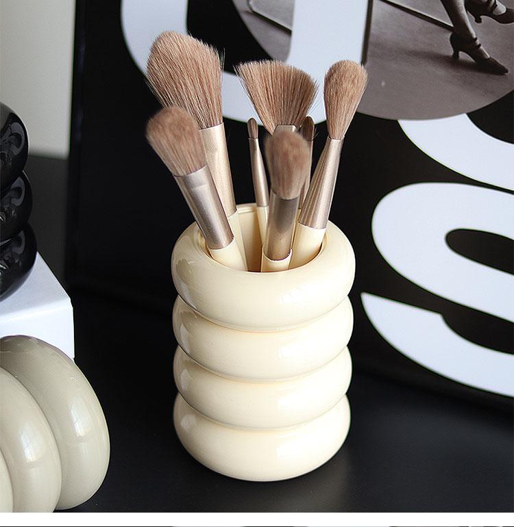 EP Home - Chunky Donuts Cosmetic Brush Container Storage-Furnishings- A Bit Sleepy | Homedecor Concept Store