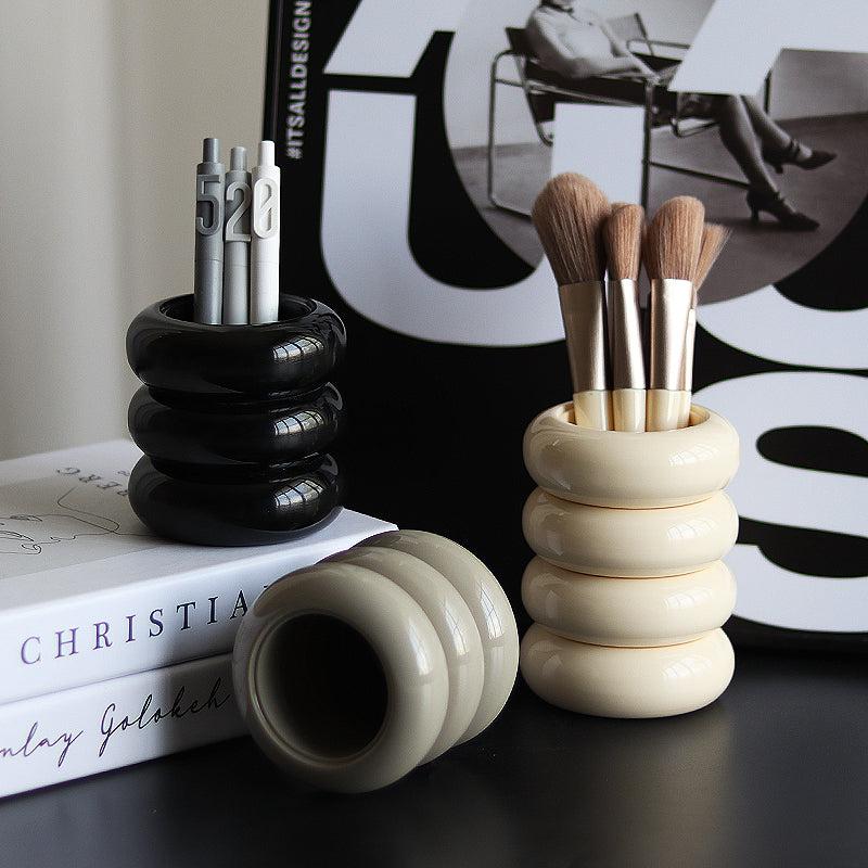 EP Home - Chunky Donuts Cosmetic Brush Container Storage-Furnishings- A Bit Sleepy | Homedecor Concept Store