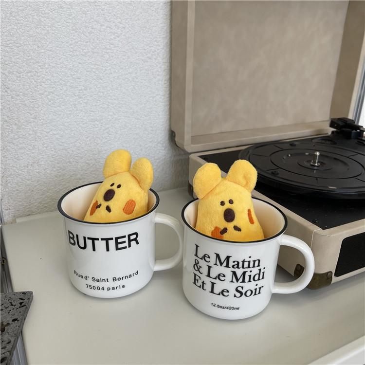 French & Butter Coffee Cup-Drinkware- A Bit Sleepy | Homedecor Concept Store