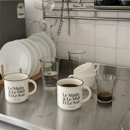French & Butter Coffee Cup-Drinkware- A Bit Sleepy | Homedecor Concept Store