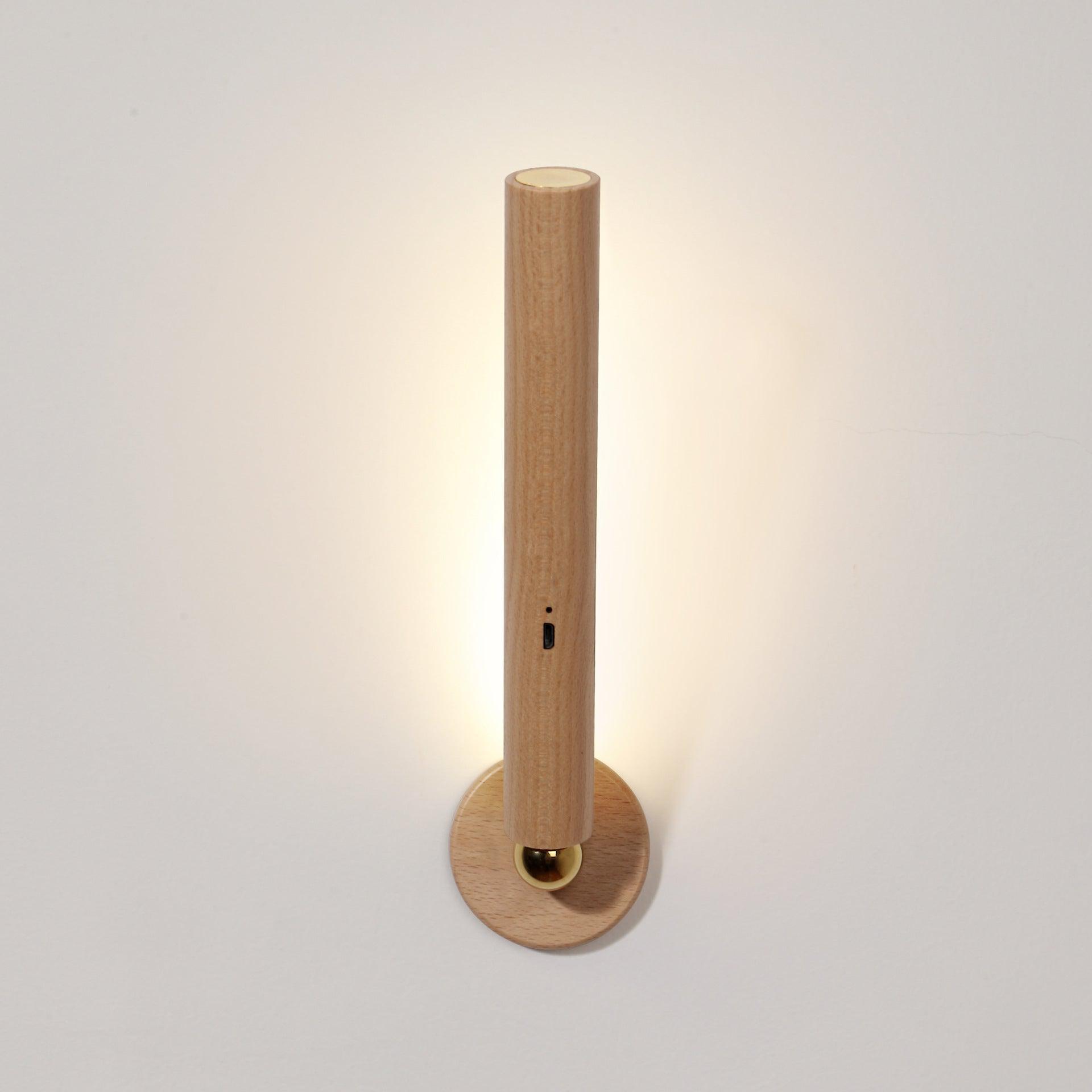 Goodie Rotatable Wooden Wall Lamp-Lighting- A Bit Sleepy | Homedecor Concept Store