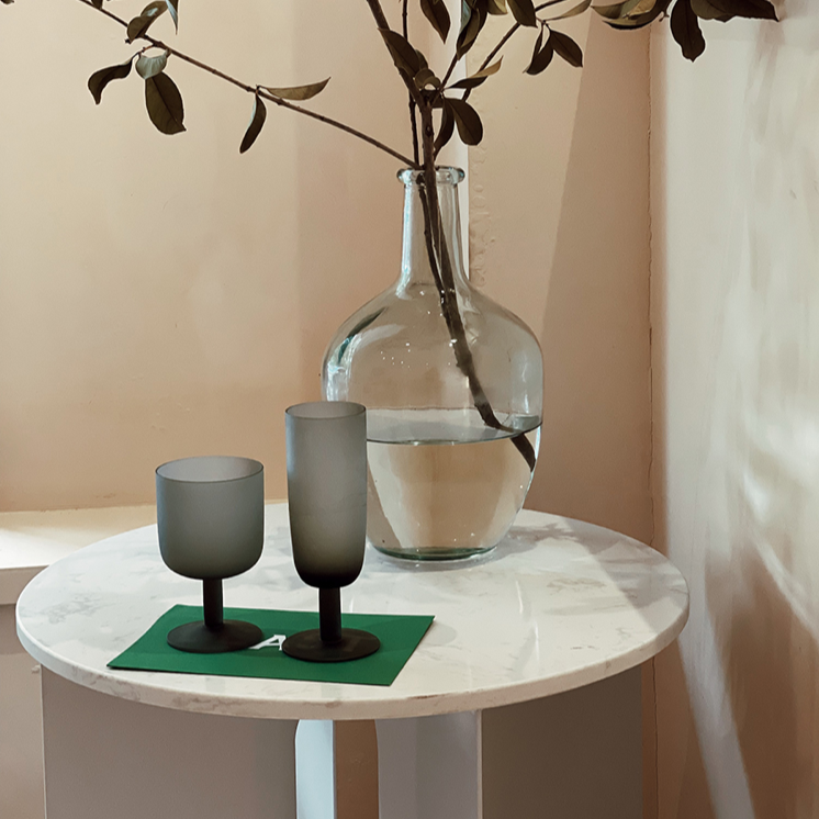 HMS - Ash Frosted Glassware-Drinkware- A Bit Sleepy | Homedecor Concept Store