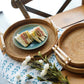 Hand-woven Rattan Serving Tray (with blotting papers)-Kitchenware- A Bit Sleepy | Homedecor Concept Store