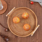 Hand-woven Rattan Serving Tray (with blotting papers)-Kitchenware- A Bit Sleepy | Homedecor Concept Store