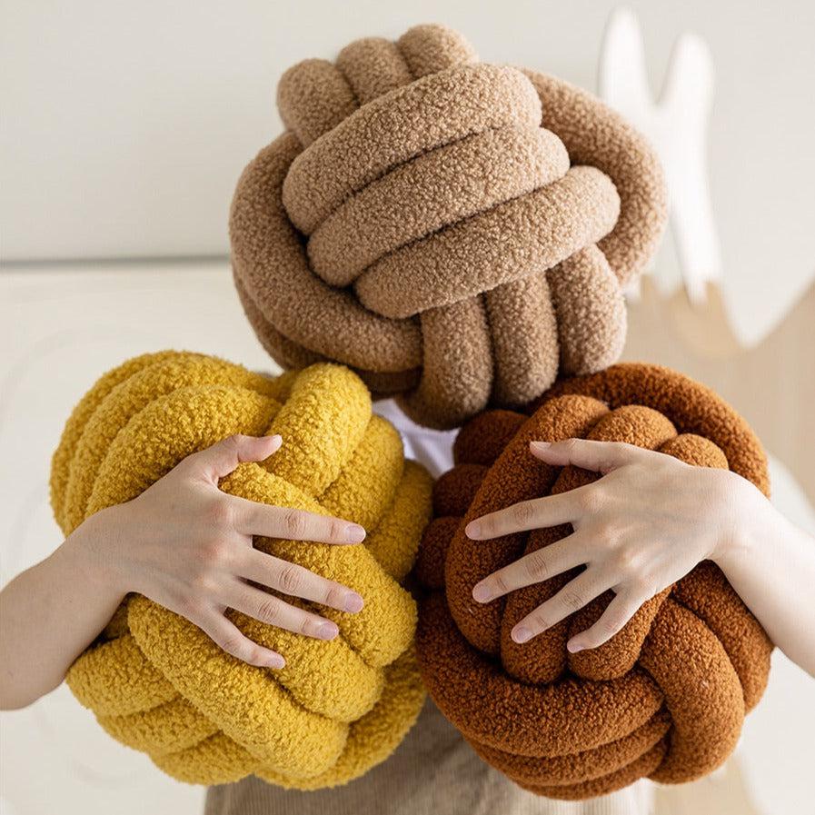 Living - Puff Knot Ball-Textiles- A Bit Sleepy | Homedecor Concept Store