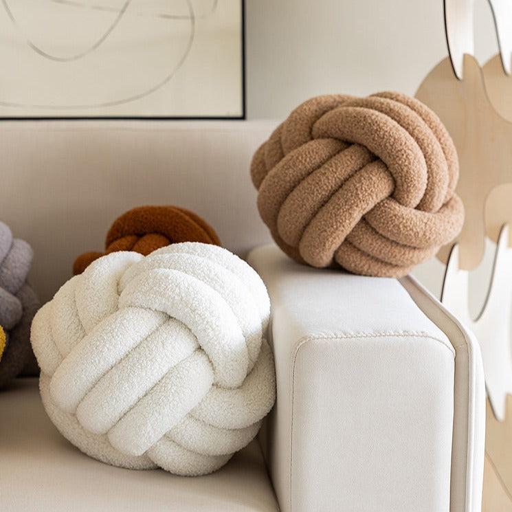 Living - Puff Knot Ball-Textiles- A Bit Sleepy | Homedecor Concept Store