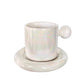 Modern Silver Handle Ceramic Mug-Drinkware- A Bit Sleepy | Homedecor Concept Store