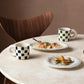 Momo - Checkerboard Ceramic Mug-Drinkware- A Bit Sleepy | Homedecor Concept Store