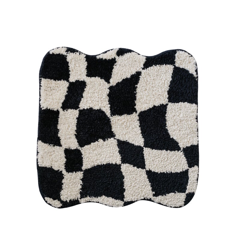 Momo - Checkerboard Seat Cushion-Textiles- A Bit Sleepy | Homedecor Concept Store