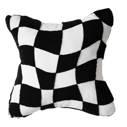 Momo - Checkered Cushion Series-Furnishings- A Bit Sleepy | Homedecor Concept Store