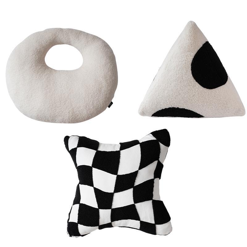 Momo - Checkered Cushion Series-Furnishings- A Bit Sleepy | Homedecor Concept Store