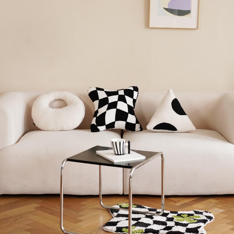 Momo - Checkered Cushion Series-Furnishings- A Bit Sleepy | Homedecor Concept Store
