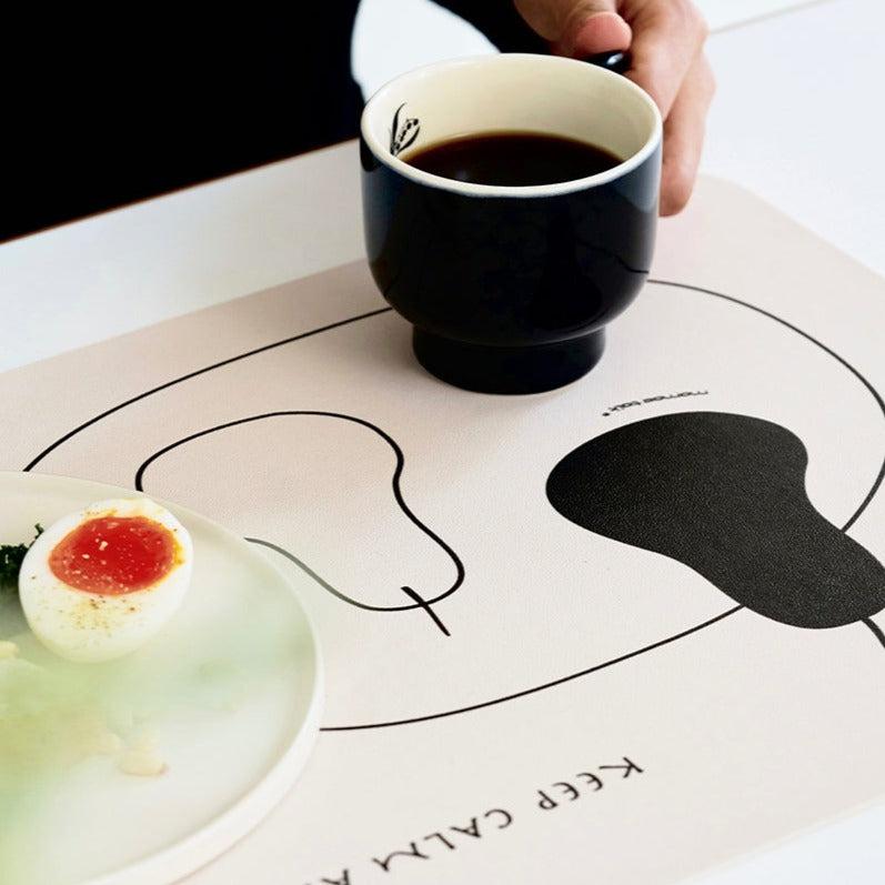 Momo - Coffee and Pear Waterproof Table Mat-Kitchenware- A Bit Sleepy | Homedecor Concept Store