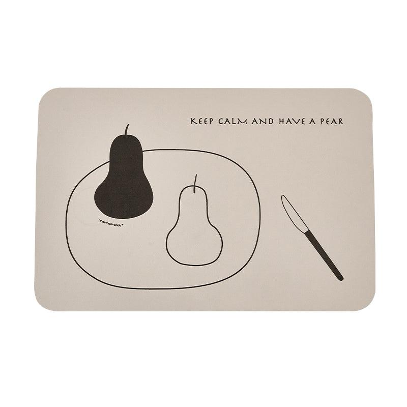 Momo - Coffee and Pear Waterproof Table Mat-Kitchenware- A Bit Sleepy | Homedecor Concept Store