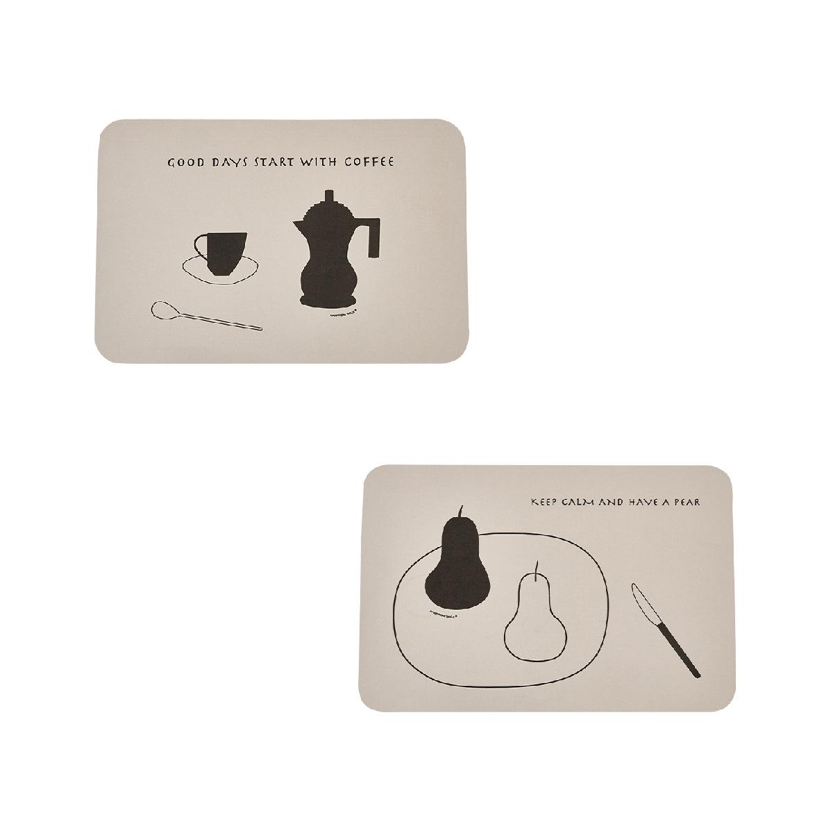 Momo - Coffee and Pear Waterproof Table Mat-Kitchenware- A Bit Sleepy | Homedecor Concept Store