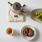 Momo - Cream White Ins Cotton Canvas Quilted Potholder-Kitchenware- A Bit Sleepy | Homedecor Concept Store