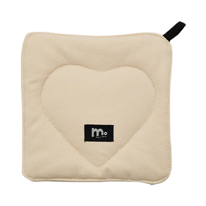 Momo - Cream White Ins Cotton Canvas Quilted Potholder-Kitchenware- A Bit Sleepy | Homedecor Concept Store