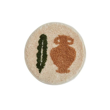Momo - Earth Tone Vase Tufted Seat Cushion-Textiles- A Bit Sleepy | Homedecor Concept Store