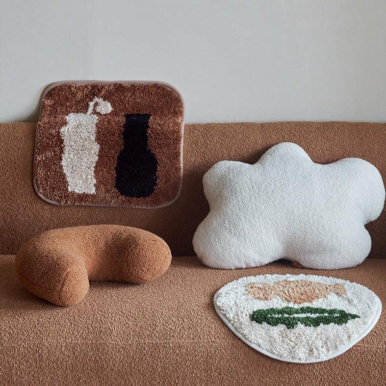 Momo - Earth Tone Vase Tufted Seat Cushion-Textiles- A Bit Sleepy | Homedecor Concept Store