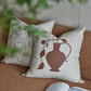 Momo - Embroidery Linen Throw Pillow-Textiles- A Bit Sleepy | Homedecor Concept Store