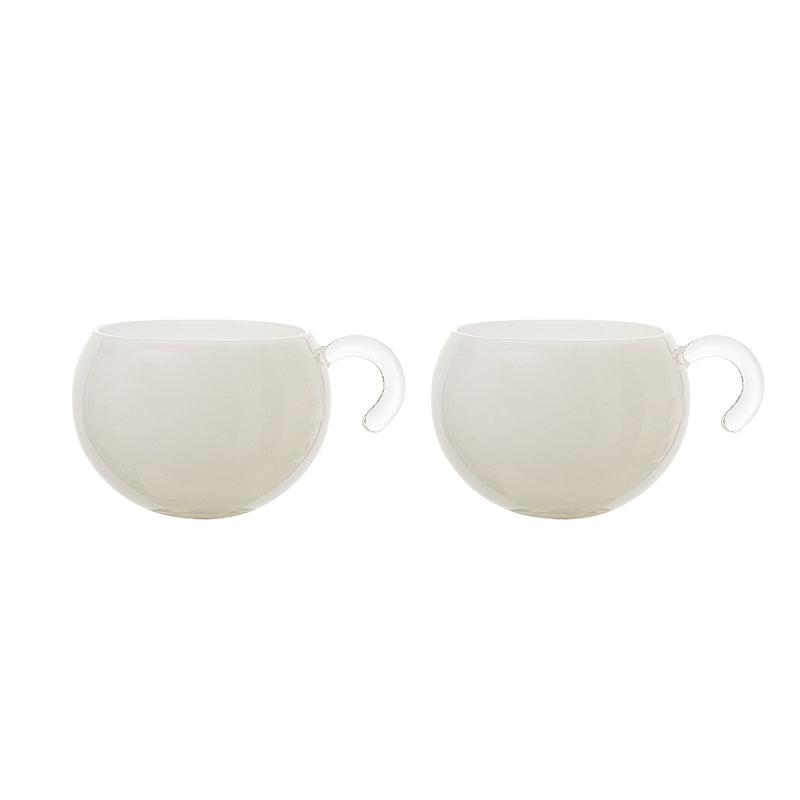 Momo - Fat Pear Round Glass Teapot Set-Drinkware- A Bit Sleepy | Homedecor Concept Store
