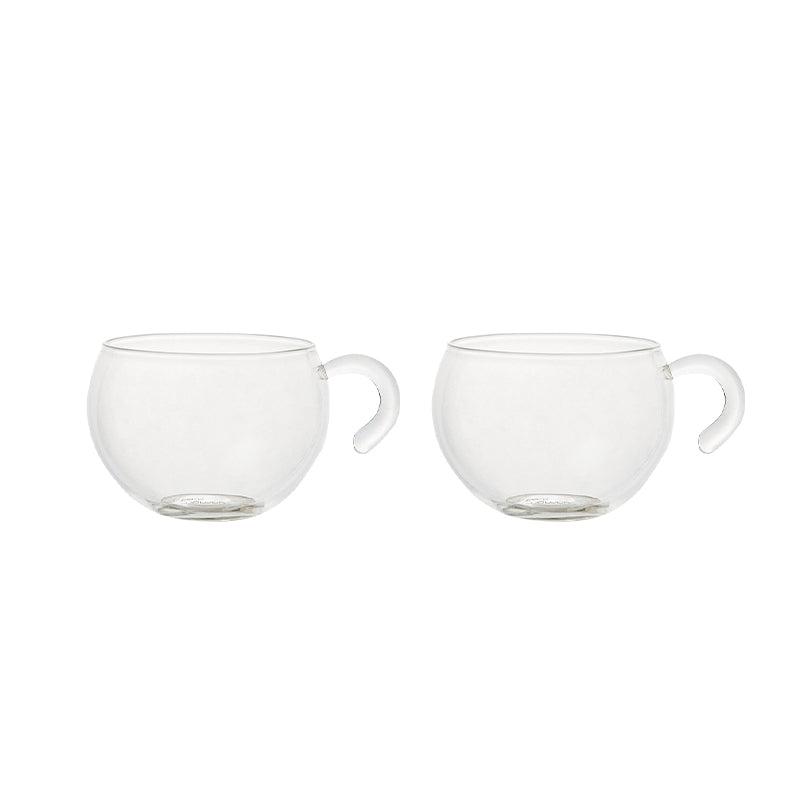 Momo - Fat Pear Round Glass Teapot Set-Drinkware- A Bit Sleepy | Homedecor Concept Store