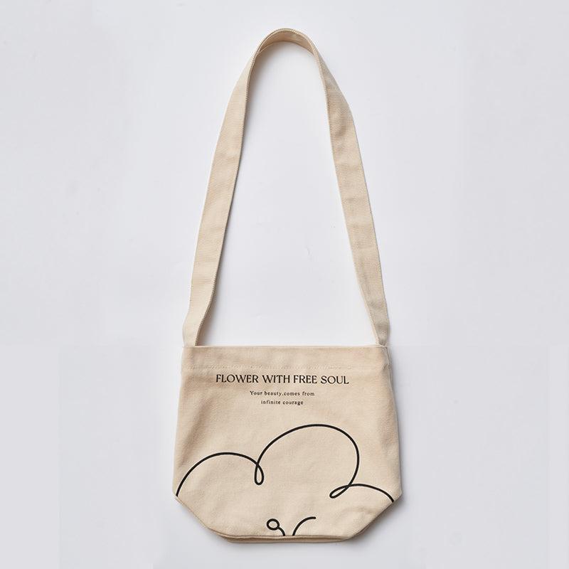 Momo - Flower Soul Canvas Tote Bag-Outdoor- A Bit Sleepy | Homedecor Concept Store