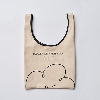 Momo - Flower Soul Canvas Tote Bag-Outdoor- A Bit Sleepy | Homedecor Concept Store