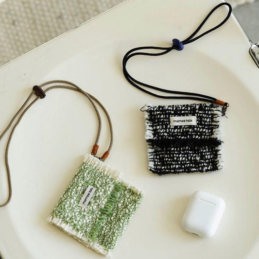 Momo - French Tassel Woven Snacks and Airpods Bag-Outdoor- A Bit Sleepy | Homedecor Concept Store