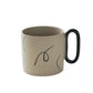 Momo - Geometry Sandy Mug-Drinkware- A Bit Sleepy | Homedecor Concept Store