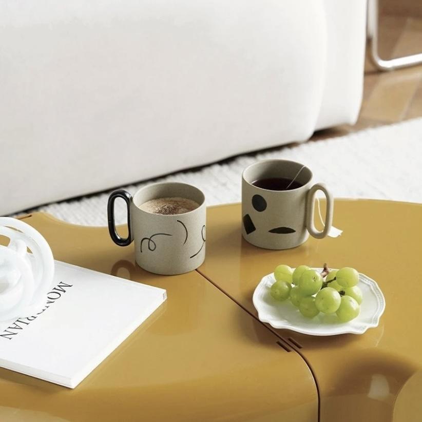 Momo - Geometry Sandy Mug-Drinkware- A Bit Sleepy | Homedecor Concept Store